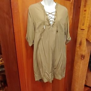 Dex shirt dress